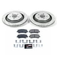 thumbnail image 3 of PowerStop Rear Z23 Evolution Sport Carbon-Fiber Ceramic Brake Pad and Drilled & Slotted Rotor Kit Fits: FORD Select Models K6812, 3 of 10