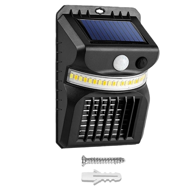 Lámpara solar antimosquitos, control de insectos, mata insectos, IPX65, para patio Sin luz amarilla