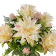thumbnail image 2 of Mainstays 20 inches Indoor Artificial Bromeliad Mix Bouquet, Coral Color., 2 of 8