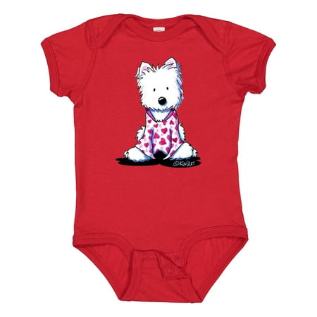 

Inktastic Valentine PJs Westie Boys or Girls Baby Bodysuit