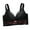 Black, variant on Women's Plus Size Ultra-Thin Bras Solid Color Breast Collection Sagging Daily Bra