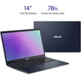 thumbnail image 2 of ASUS 14 Pouces FHD Celeron N4500 4 Go 64 Go UHD Graphics 600 Windows 11 Star Black Remis à Neuf Excellent, 2 of 6