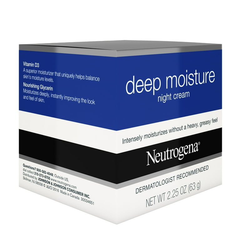Neutrogena Non-Comedogenic Deep Moisture Night Cream for