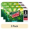 (3 pack) Mountain Dew Citrus Soda Pop, 12 fl oz, 15 Pack Cans