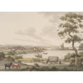 thumbnail image 3 of Søren L. Lange 18x14 Black Modern Framed Museum Art Print Titled - Skanderborg (1822 - 1823), 3 of 5