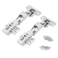 thumbnail image 1 of Bisagra de cierre de puerta para muebles, accesorios de fijación de aleación de Zinc de 125 grados, 2 uds. VoborMX herramienta, 1 of 8