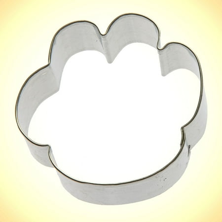 Print Cookie Cutter - Paw Print Cookie Cutter 2.5 in