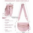 thumbnail image 3 of Women's Waterproof Fanny Pack, Crossbody Belt Bag for Travel, Large Plus Size with Extra Long Strap, 3 of 6