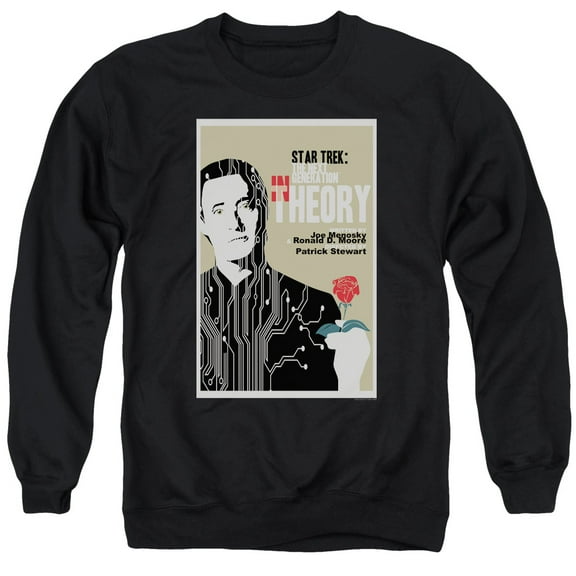 Star Trek Tng Season 4 Episode 25 Adult Crewneck Sweatshirt Black