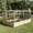 7.5× 11.8× 5.9FT, variant on Jocisland Wooden Raised Garden Bed for Outdoor, Deep Large Planter Box with Netting for Gardening, Vegetables, Herbs（8×9×6 ft）