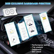 ANCEL BD500 Bluetooth OBD2 Scanner Fits for VW Audi Skoda Seat VAG Vehicles, Full System Car Diagnostic Tool Code Reader with Oil & EPB Reset, Throttle Learning, Lifetime Free Update