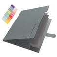 thumbnail image 2 of Expanding File Folder, 5 Pockets Accordion File Organizer for Letter Size Paper, Document Receipt Holder for Schol, Purple, 2 of 9
