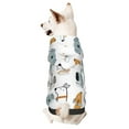 thumbnail image 1 of Fotbe Puppy Sudadera con Estampado para Perros Pequeños – Suéter con Capucha para Mascotas, Tela Suave de Forro Polar con Bolsillo-Large, 1 of 7