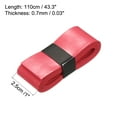 thumbnail image 3 of Unique Bargains 43.3' Absorb Sweat Non-Slip PU Tennis Racket Overgrip Tape Wraps Red 12 Pack, 3 of 6