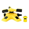 thumbnail image 2 of Lawn Sprinkler and Garden Metal Sprinkler Garden Sprinkler 360 Automatic Rotating Portable Sprinkler 3 Arm Nozzle, 2 of 5