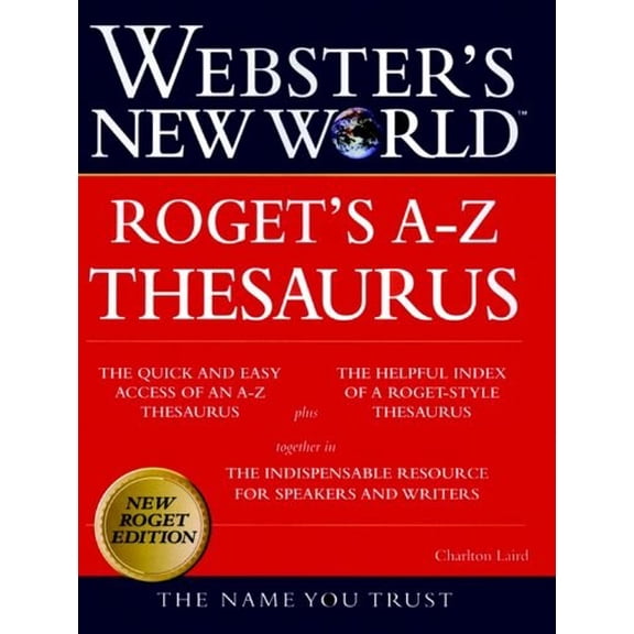 Pre-Owned Webster's New World Roget's A-Z Thesaurus Paperback