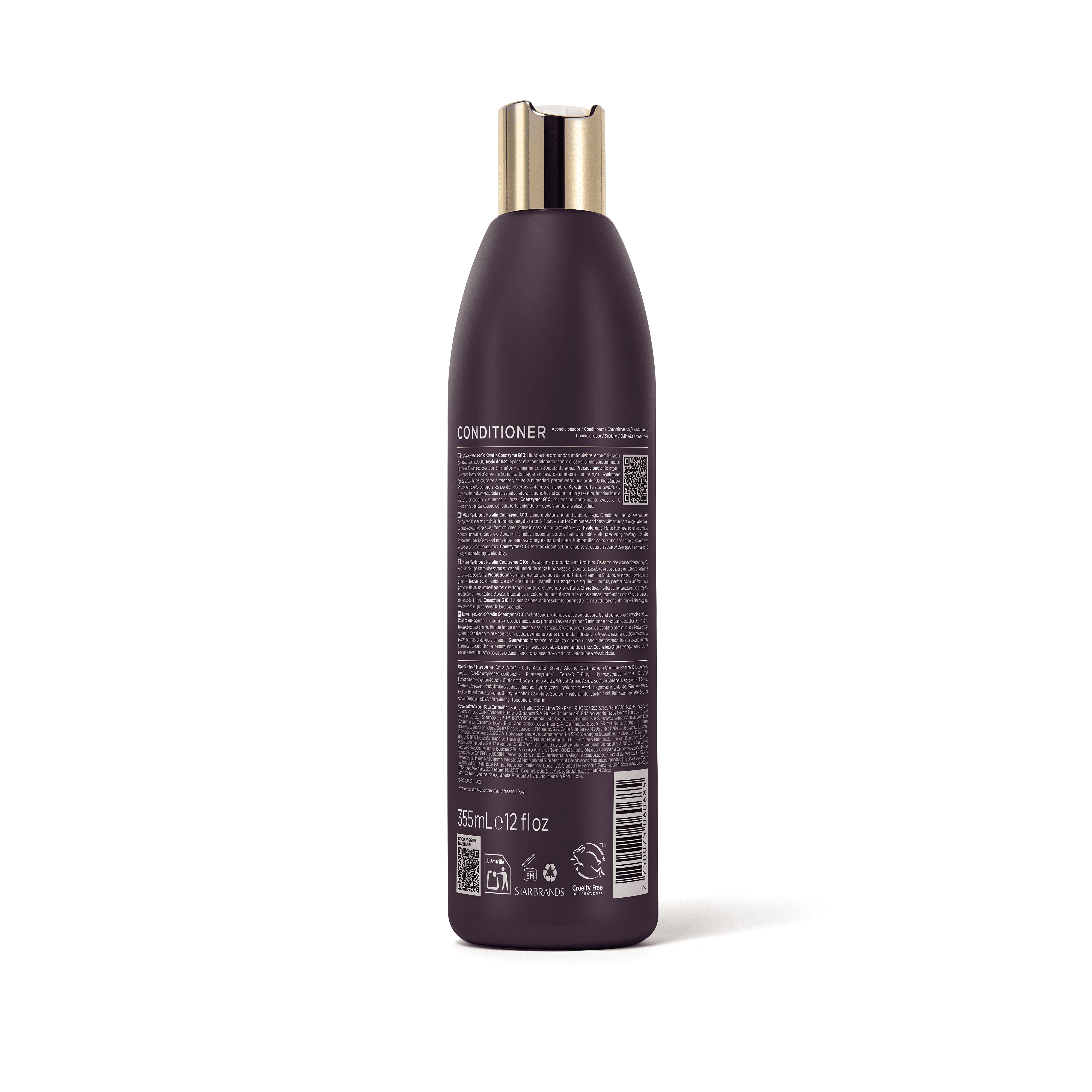 Kativa Hyaluronic Keratin Coenzyme Q10 Conditioner 12 oz