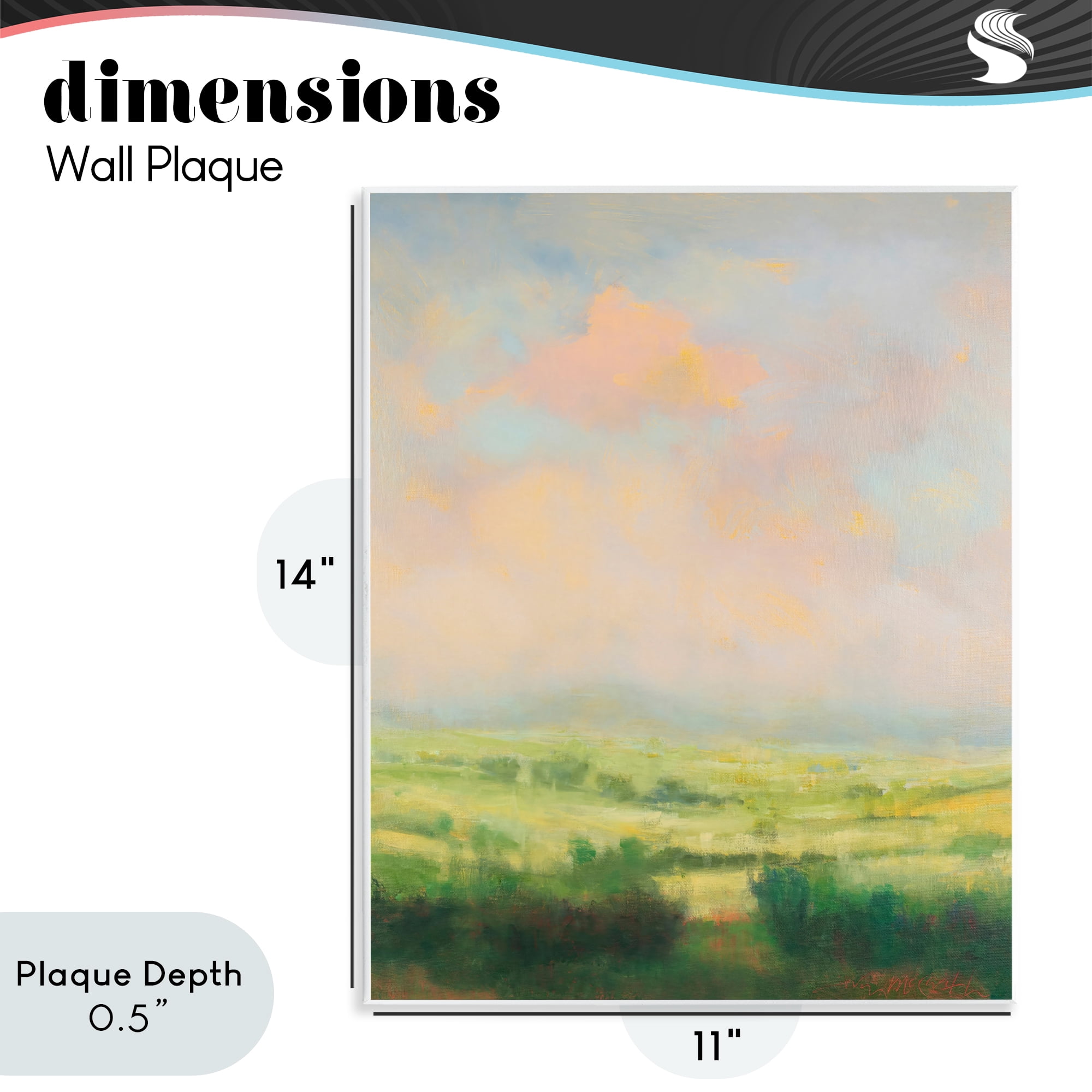 Stupell Industries Springtime Farnese Landscape Wall Plaque Art, design by William McCarthy