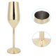 thumbnail image 5 of Copa De Vino Copa De Acero Inoxidable 304 Copas De Champán, 5 of 7