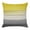 Gray Yellow, variant on Throw Pillow Covers, Yellow Gray 16x16 Pillow Covers for Couch/Sofa/Bed, Country Vintage Abstract Gradient Wooden Decorative Square Linen Cushion Pillowcase for Home Decor