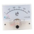 thumbnail image 4 of 85C1 DC Analog Current Panel Meter 50μa, 100μa, 200μa, 500μa, 20A Ammeter for Ampere Microamp Gauge - DC 0-500uA, 63x56x58mm, 4 of 8
