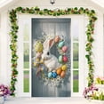 thumbnail image 4 of YWIYIUD 1PC Happy Easter Door Cover Easter Decorations, 71x35 Inch Easter Rabbit Eggs Door Banner Welcome Easter Banner Spring Theme Rabbit Door for Front Door Wall Indoor Outdoor Home Decor, 4 of 5