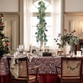 thumbnail image 5 of YOHAVEN Christmas Garland Decorations 6FT, Green Artificial Rattan Hanging Vines, Holiday Festive Leaf Garland for Mantle Fireplace Christmas Tree Front Door Wall Indoor Outdoor Home Decor, 5 of 6