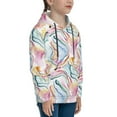 thumbnail image 3 of Kdxio Abstract Marble Texture Pattern Boys Athletic Unisex Boys Girls Hoodie with Pocket Sweatshirts-Medium, 3 of 6