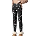 thumbnail image 1 of Gibobby Leggings de Navidad para mujer Leggings informales de invierno para mujer, pantalones capri térmicos con cintura elástica, pantalones de entrenamiento(Negro,G), 1 of 5