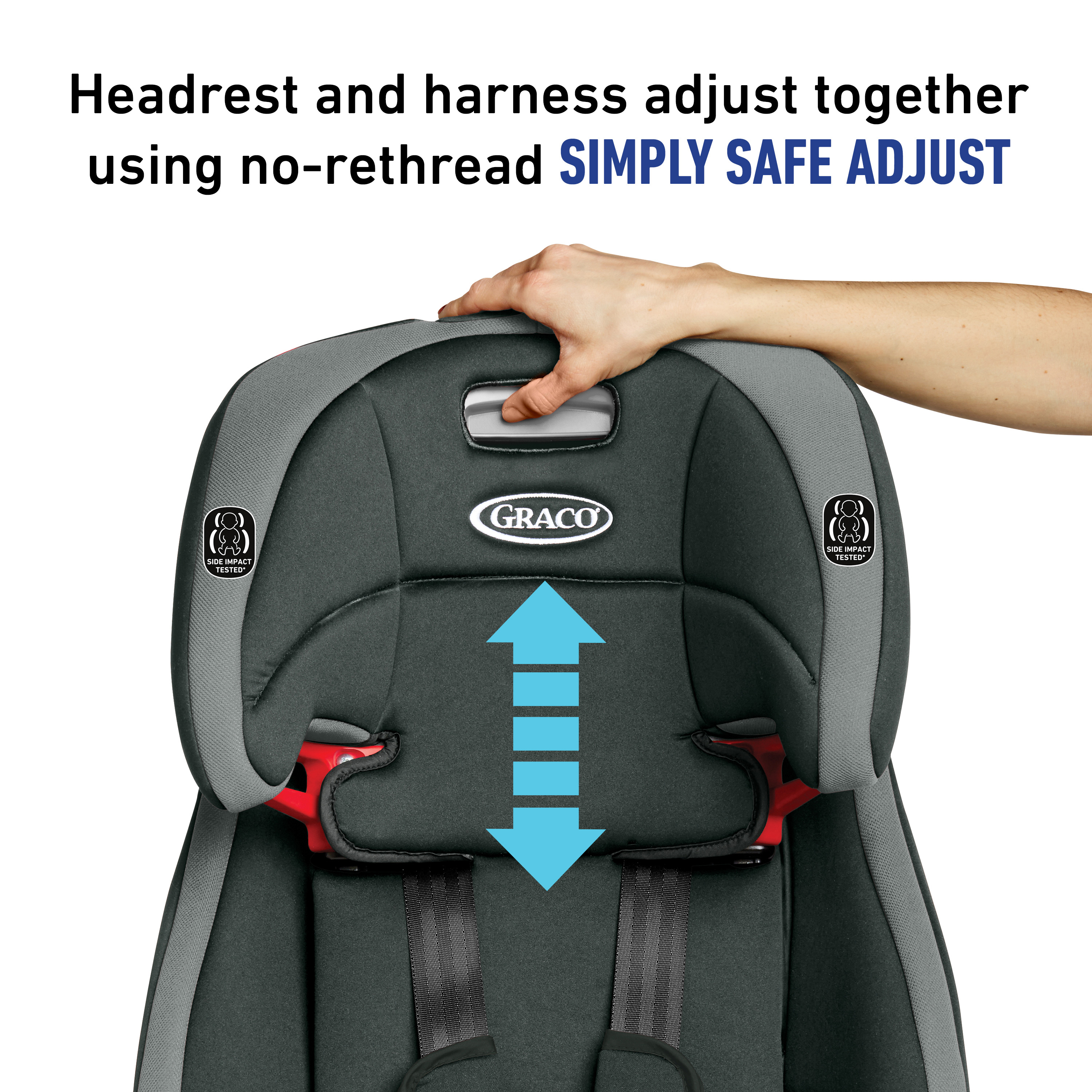 Graco® Wayz 3-in-1 Harness Forward Facing Booster Toddler Car Seat, Saville - image 4 of 8