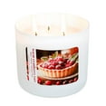 thumbnail image 4 of Colonial Candle Cranberry Tart Scented Jar Candle, 3 Wick, 14 oz, 45 Hours Burn, Aromatic, 4 of 6