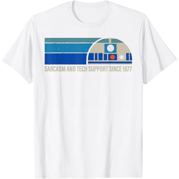 Vintage Quote Sarcasm and Tech Support Since 1977 - Camiseta divertida