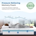 thumbnail image 3 of Arctus 6" Full Size Memory Foam Mattress in a Box, CertiPUR-US Certified, Fiberglass Free and Removable Cover, Pressure Relief and Motion Isolation, Firm, 3 of 10