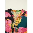 thumbnail image 5 of Chic Shift Silhouette V Neck Blouse with Decorative Puff Sleeves - [ZhiHiMeRi] | S, 5 of 9