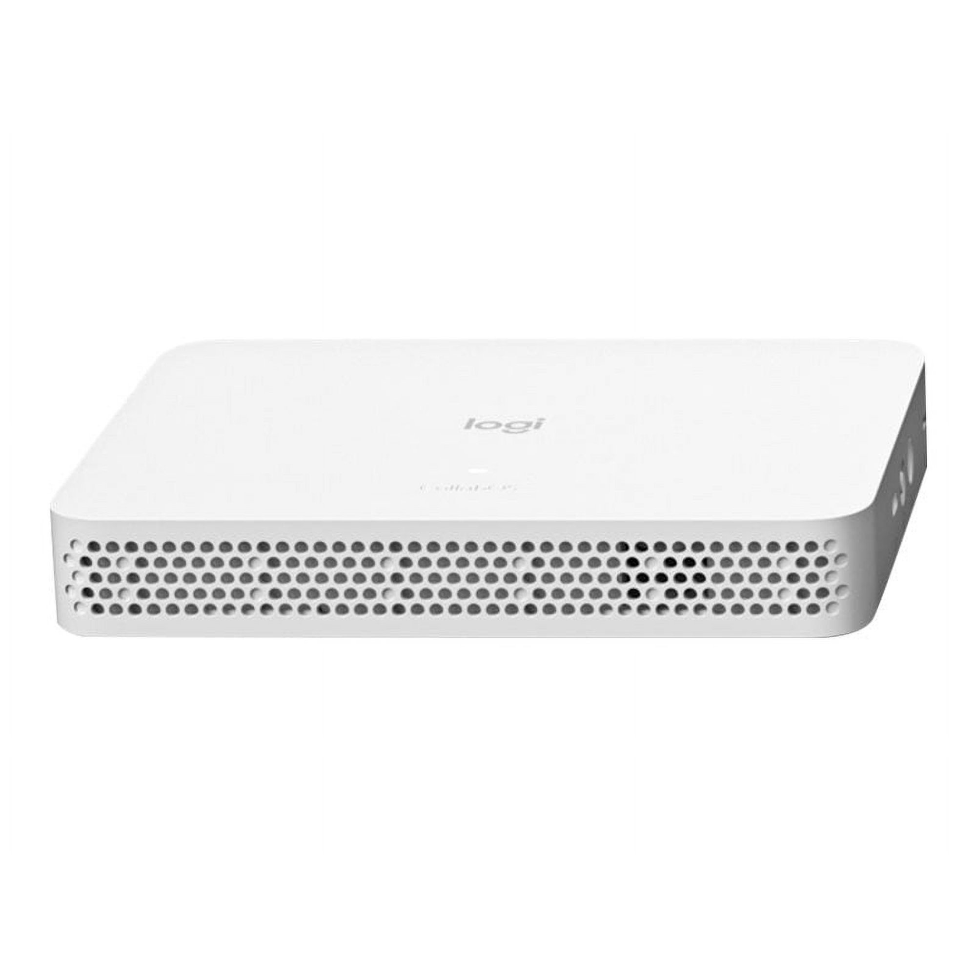Logitech Roommate CollabOS Appliance for Supported Conference Cameras and Room Solution Peripherals, White
