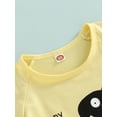 thumbnail image 5 of Seyurigaoka 2 Pieces Kids Suit Set, Letter Dinosaur Print Round Neck Short Sleeve T-Shirt+ Shorts for Boys, 9 Months-4 Years, 5 of 8
