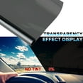 thumbnail image 2 of Htwon Window Roll Uncut Tint Film Sunshade VLT 20"x10FT Car Office Home Glass, 5%, 2 of 11