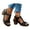 Black, variant on Women's Orthopedic Sandals Block Heels Wedge Platform Pumps Slingback Dressy Shoes
