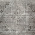 thumbnail image 1 of Ahgly Company Machine Washable Indoor Square Traditional Dark Goldray Area Rugs, 8' Square, 1 of 7