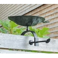 thumbnail image 5 of Achla Designs  Aspen Leaf Birdbath w/Wall Mount Bracket, 15 Inch Long, Antique Brass Plated, 5 of 5