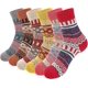 thumbnail image 1 of KAIYANG Calcetines gruesos para mujer, 6 pares de calcetines térmicos cálidos, calcetines de lana para invierno, regalo colorido, 1 of 5