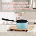 thumbnail image 2 of Milk Pan, Sauce Pan, Butter Melting Pot, Porridge Cooking Pot, Small Saucepan Soup Pot for Cooking Kitchen Breakfast, RV Travel Camping Blue, 2 of 13
