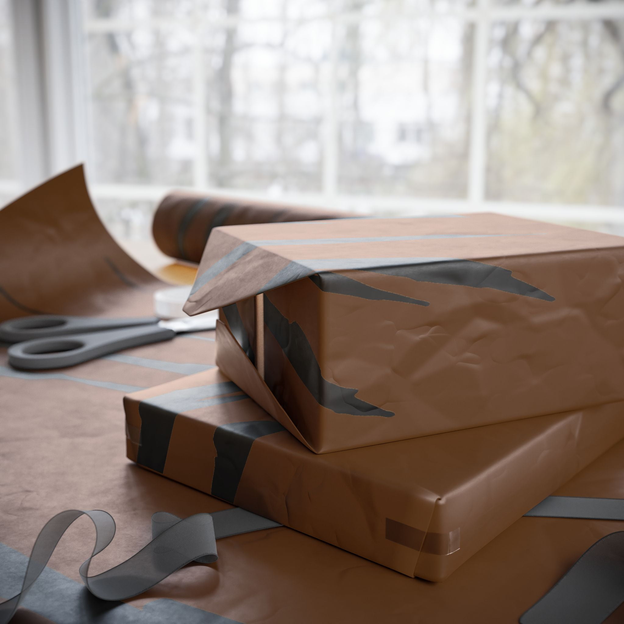 Effete Feline Claw Marks Scratch Gift Wrap Papers