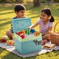 thumbnail image 2 of PINNACLE 4.5L Hard Insulated Picnic Cooler with Carry Handle, Ocean Blue, 2 of 8