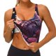 thumbnail image 3 of Fotbe Cute Flower Owl Sujetador Deportivo Largo sin Aros para Mujer con Almohadillas y Soporte Medio, Transpirable y Absorbente, Camiseta Tipo Chaleco o Tank Top-Medium, 3 of 8