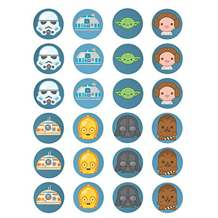 Disney Star Wars ~ Cupcake Topper ~ Edible Frosting Image  (Best Canned Frosting For Cupcakes)