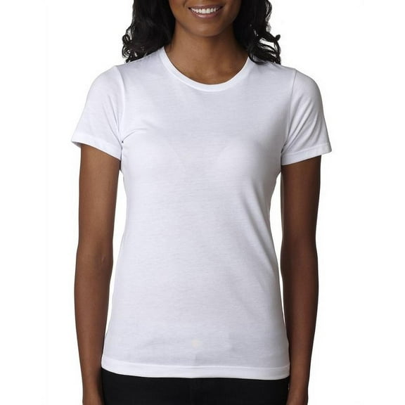 The Next Level Ladies CVC T-Shirt - WHITE - S