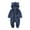 Dark Blue, variant on Odeerbi 2025 Toddler Baby Boys Girls Plush Cute Bear Ears Winter Thick Warm Jumpsuit Romper