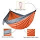 thumbnail image 5 of Hamaca para acampar hamaca doble para 2 personas hamacas al aire libre portátiles para caminar mochilero de viaje patio trasero, 5 of 5