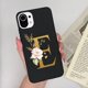 thumbnail image 1 of Funda a prueba de golpes para Xiaomi Mi 11 Pro, carcasa de silicona con letras florales Fivean unisex, 1 of 2